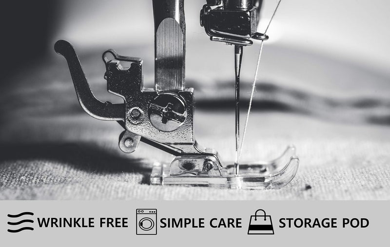 Pomp Pure White 60" x 102" Poplin Polyester Tablecloth (4 Pack) | Wrinkle + Stain Resistant Easy Care Premium Fabric | Fits 6FT Rectangle Table - Image 5